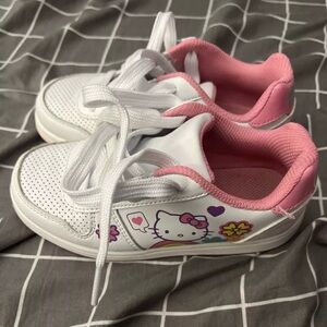Hello Kitty White and Pink Sneakers size 12